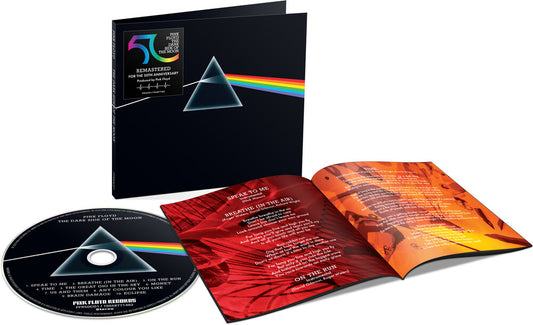 the album cover for Pink Floyd - The Dark Side of the Moon: 50th Anniversary
