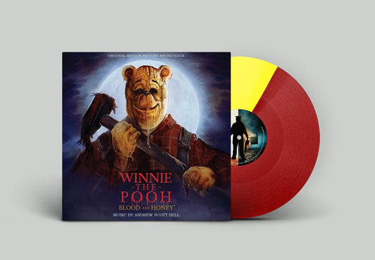 the album cover for Andrew Scott Bell - Winnie The Pooh: Blood and Honey (Original Motion Picture Score) [RSD Black Friday 2023]