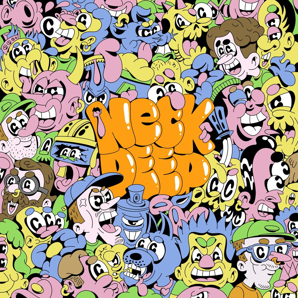 the album cover for Neck Deep - Neck Deep [Indie Exclusive Limited Edition Pink LP]