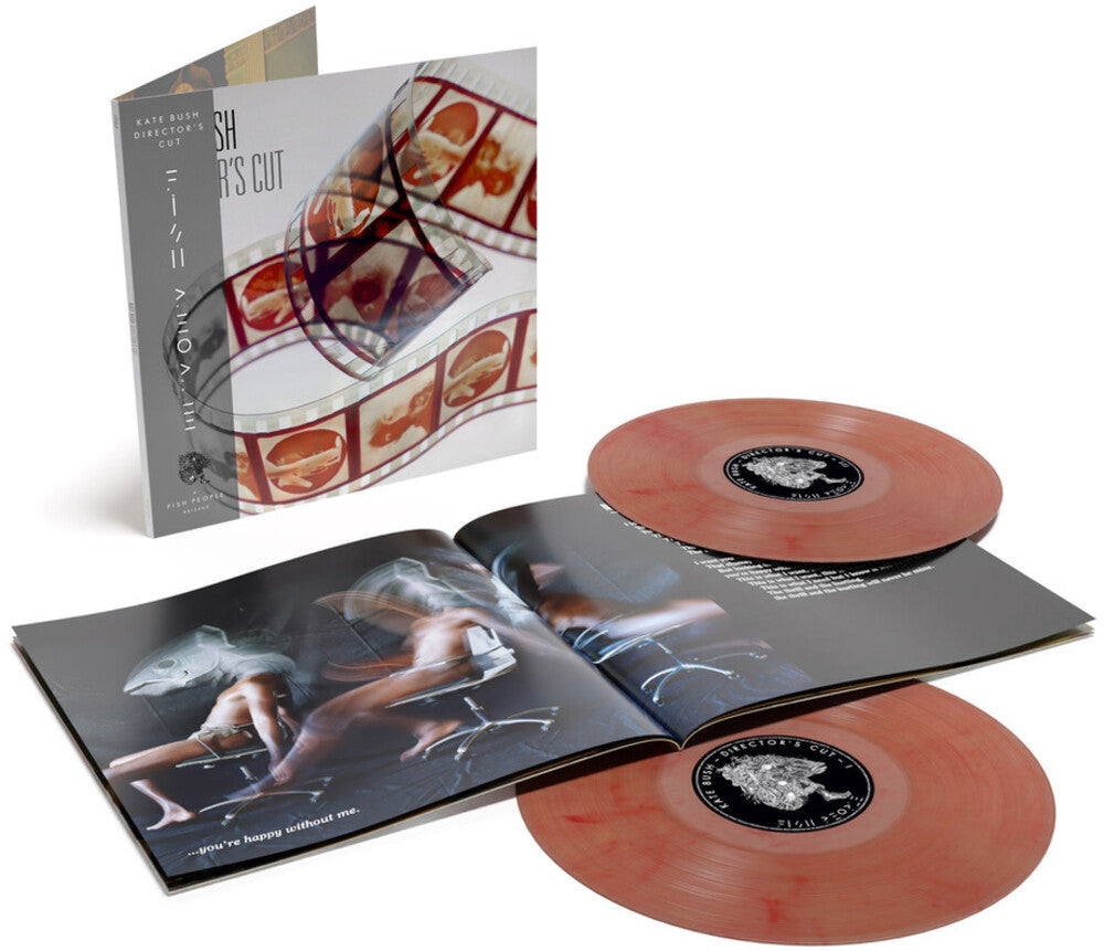 the album cover for Kate Bush - Director's Cut: Remastered [Indie Exclusive Limited Edition Hazy Red 2LP]
