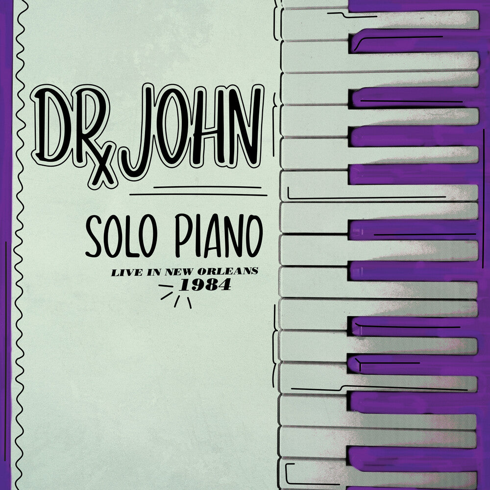 the album cover for Dr. John - Solo Piano Live In New Orleans 1984 [180 Gram] (Purp)