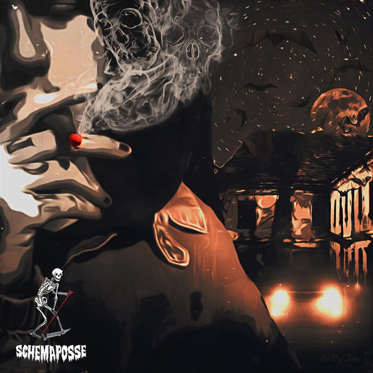 the album cover for Lil Peep - Live Forever [Clear/Black Marble LP]