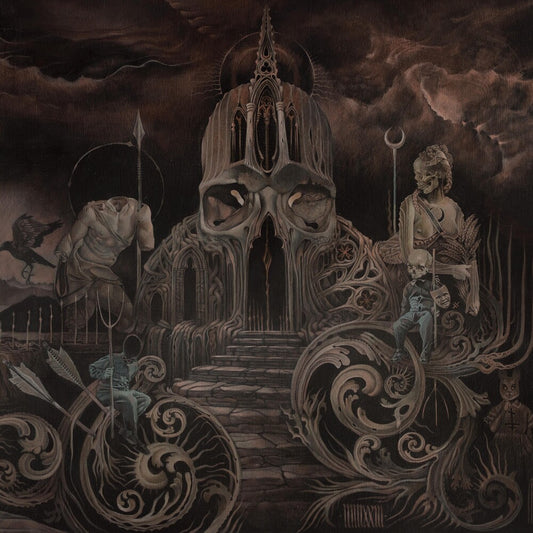 the album cover for Lord Dying - Clandestine Transcendence [Indie Exclusive] Gold [Colored Vinyl] (Gol)
