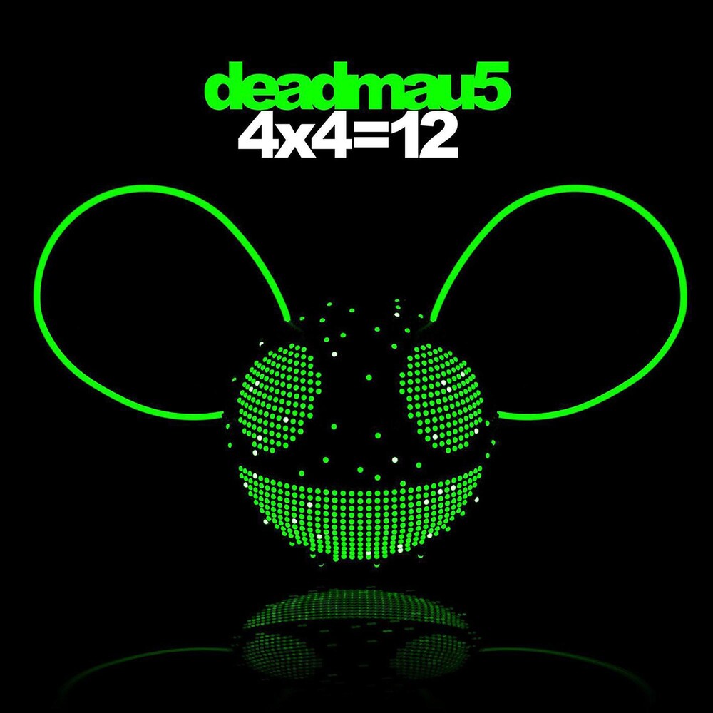the album cover for Deadmau5 - 4x4=12 [Transparent Green 2LP]