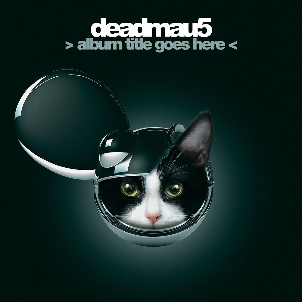 the album cover for Deadmau5 - > album title goes here < [Transparent Light Blue 2LP]