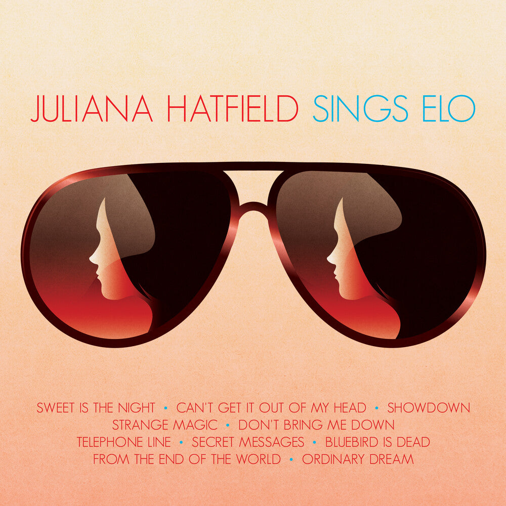 the album cover for Juliana Hatfield - Juliana Hatfield Sings Elo [Indie Exclusive] [Colored Vinyl] (Red)