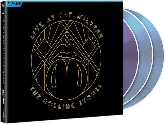 the album cover for The Rolling Stones - Live At The Wiltern [Blu-ray/2 CD]