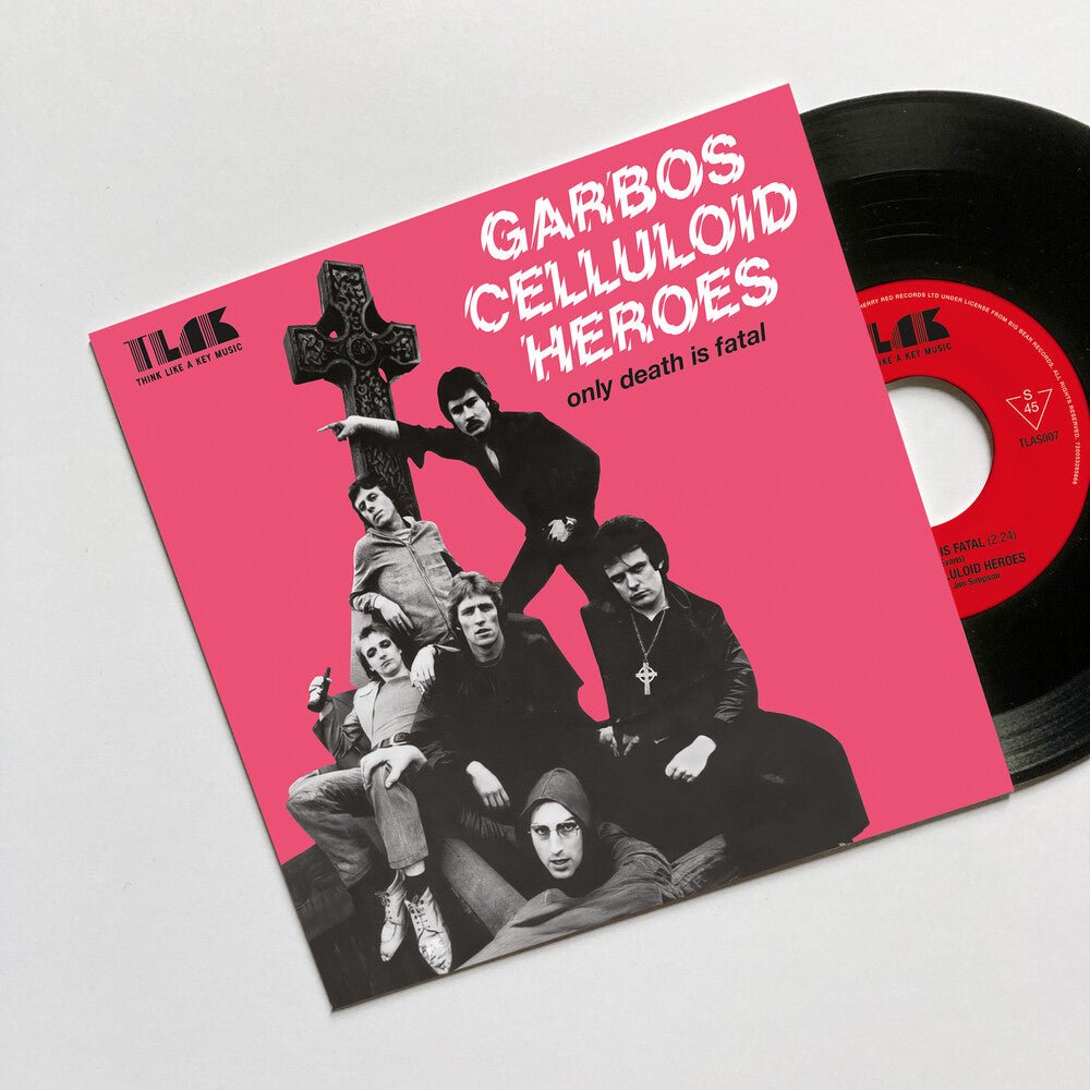 the album cover for Garbo's Celluloid Heroes - Only Death Is Fatal (Blk) [Limited Edition] [Indie Exclusive]