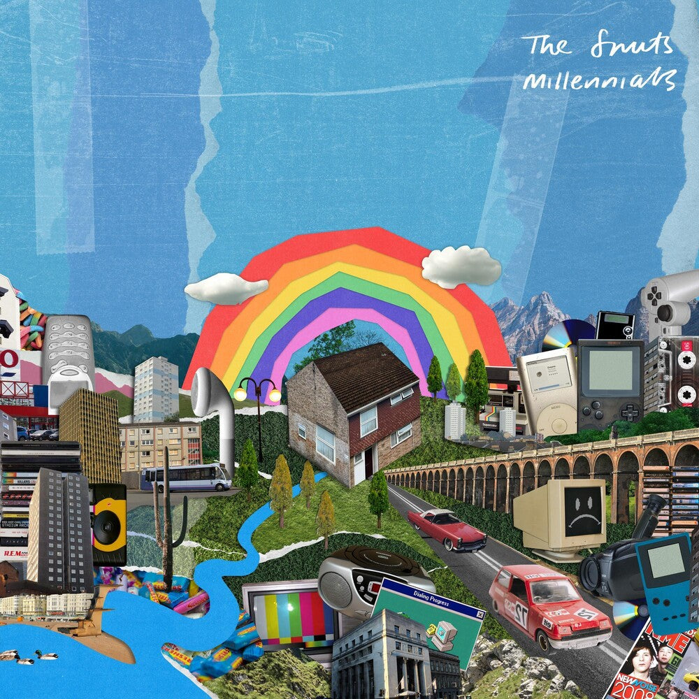 the album cover for The Snuts - Millennials [Indie Exclusive Limited Edition Yellow LP]