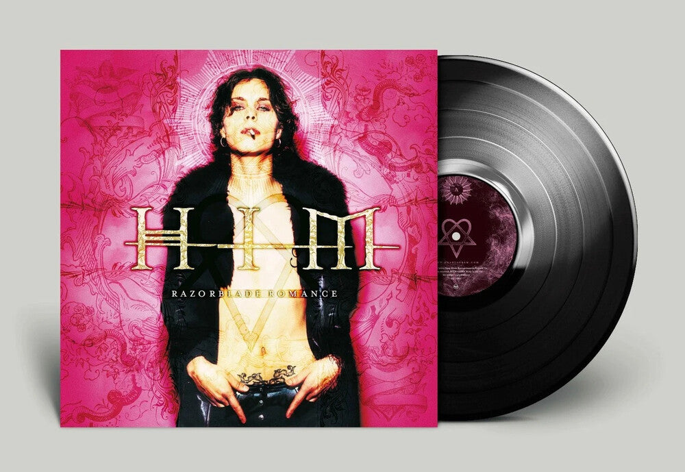 the album cover for Him - Razorblade Romance