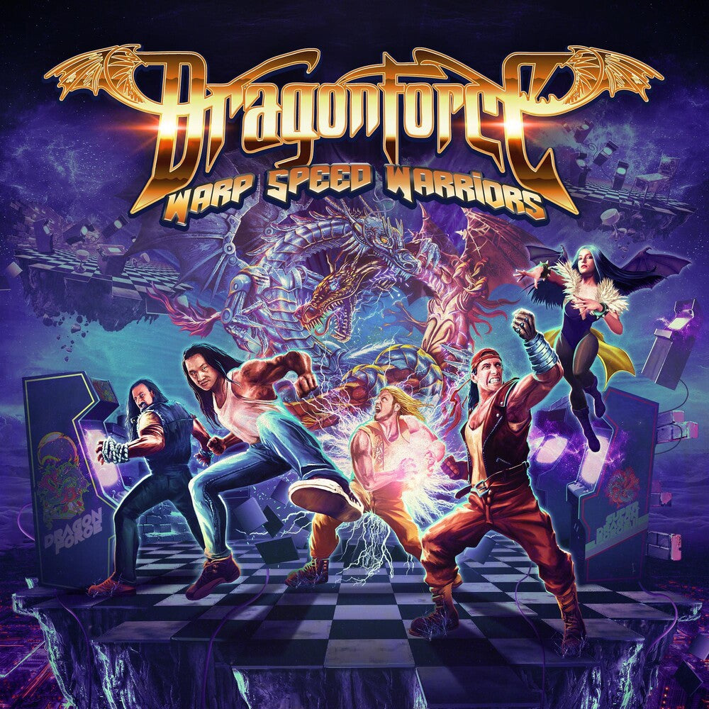 the album cover for DRAGONFORCE - Warp Speed Warriors [LP]