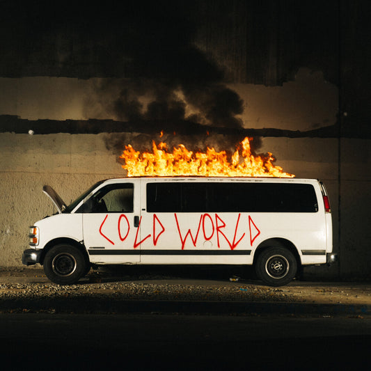 the album cover for Death Lens - Cold World