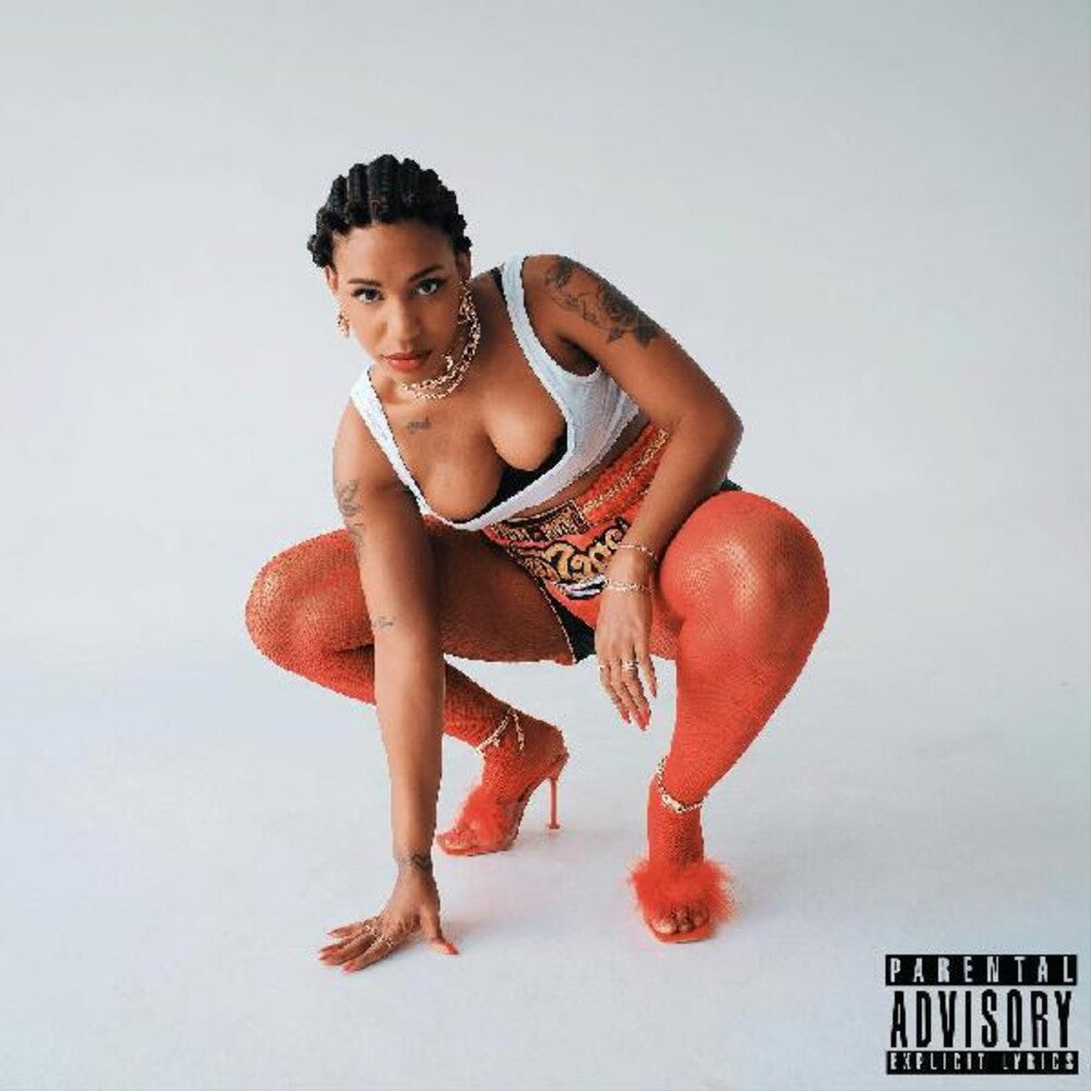 the album cover for Yaya Bey - Ten Fold [Clear Vinyl] (Post) (Red) [Indie Exclusive] [Download Included]