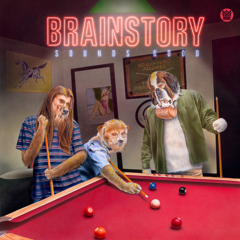 the album cover for Brainstory - Sounds Good [Indie Exclusive] Green Felt [Colored Vinyl] (Grn) [Indie Exclusive]