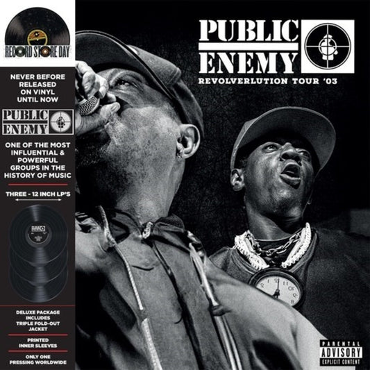 the album cover for Public Enemy - Revolverlution Tour 2003 (Rsd) [Record Store Day] 
