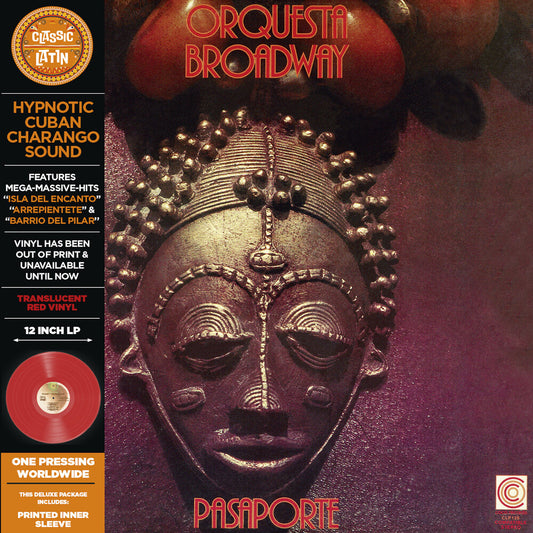 the album cover for Orquestra Broadway - Pasaporte [Colored Vinyl] [Deluxe] [Limited Edition] (Red) [Remastered] [Reissue]