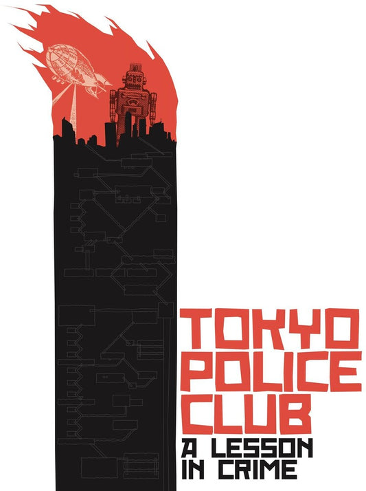 the album cover for Tokyo Police Club - Lesson In Crime / Smith
