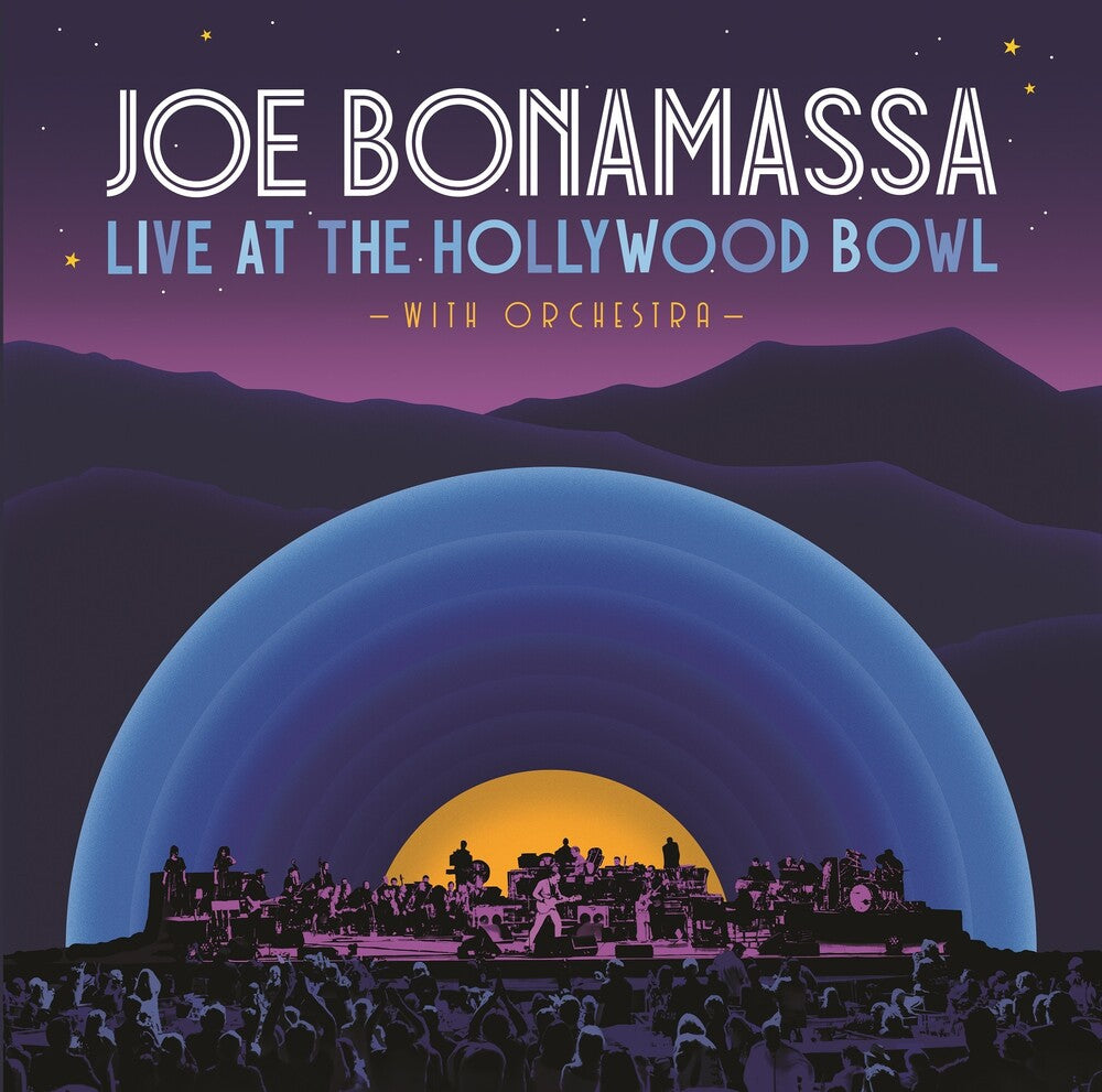the album cover for Joe Bonamassa - Live At The Hollywood Bowl with Orchestra [CD/DVD]