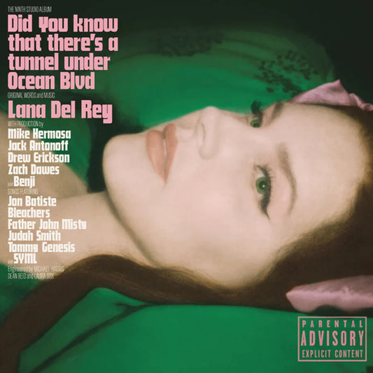 the album cover for Lana Del Rey - Did You Know That There's Tunnel Under Ocean Blvd