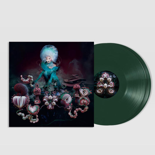 the album cover for Bjork - Fossora [Colored Vinyl] (Grn) [Indie Exclusive]