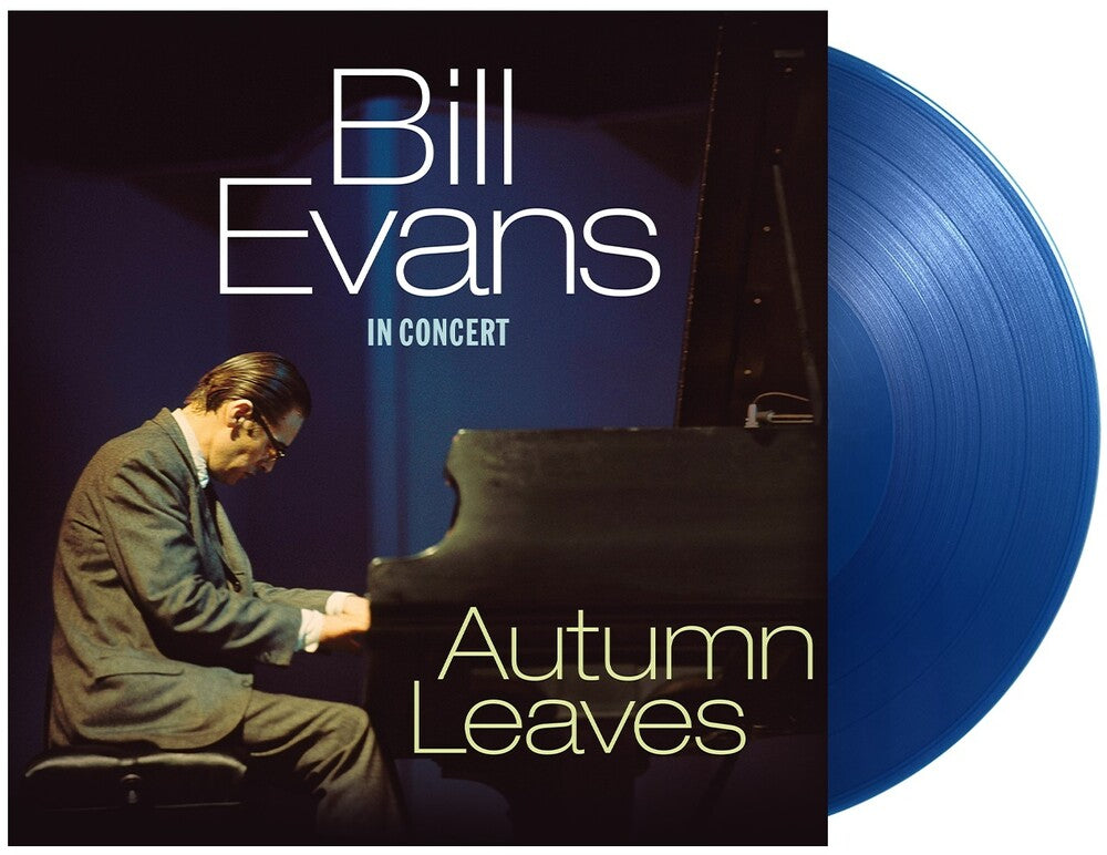 the album cover for Bill Evans - Autumn Leaves - In Concert (Blue) [Clear Vinyl] [Limited Edition]