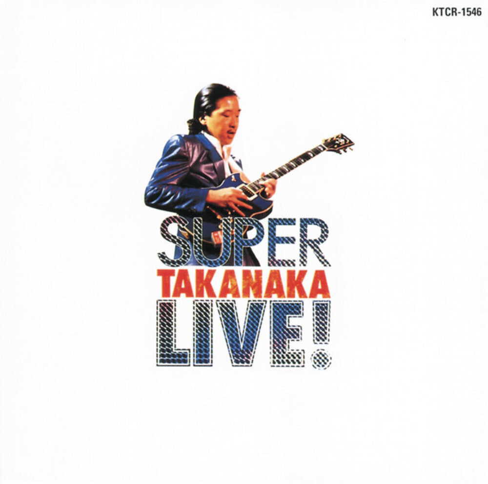 the album cover for Masayoshi Takanaka - Super Takanaka Live [Clear Vinyl] [180 Gram] [Remastered]