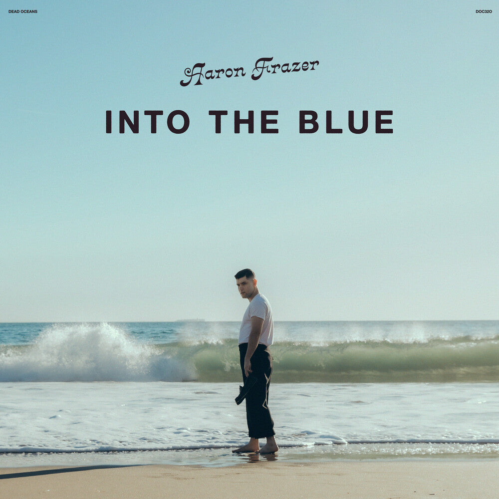 the album cover for Aaron Frazer - Into The Blue [Clear Vinyl]