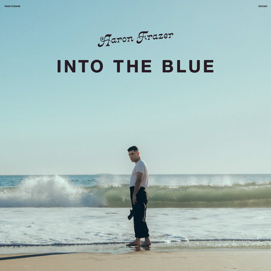 the album cover for Aaron Frazer - Into The Blue [Clear Vinyl]