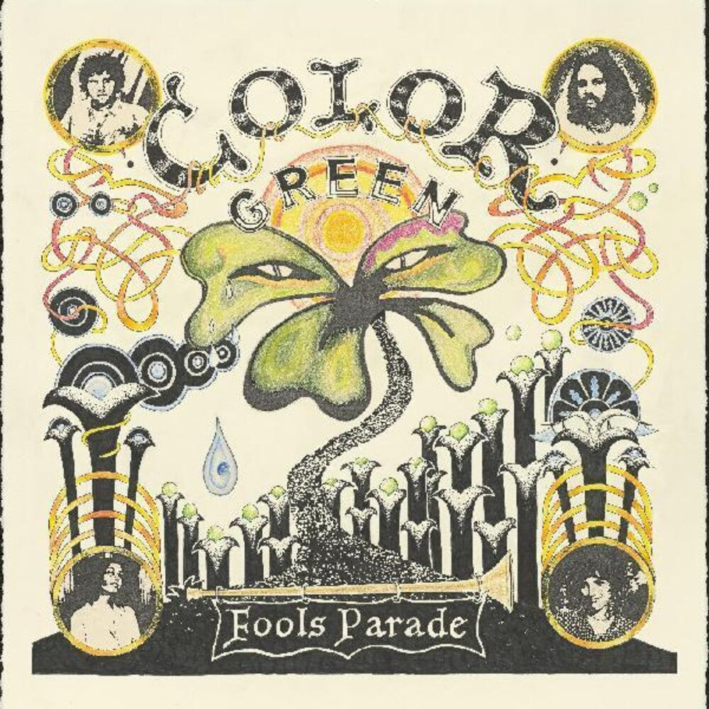 the album cover for Color Green - Fool's Parade [Orange Dream LP]
