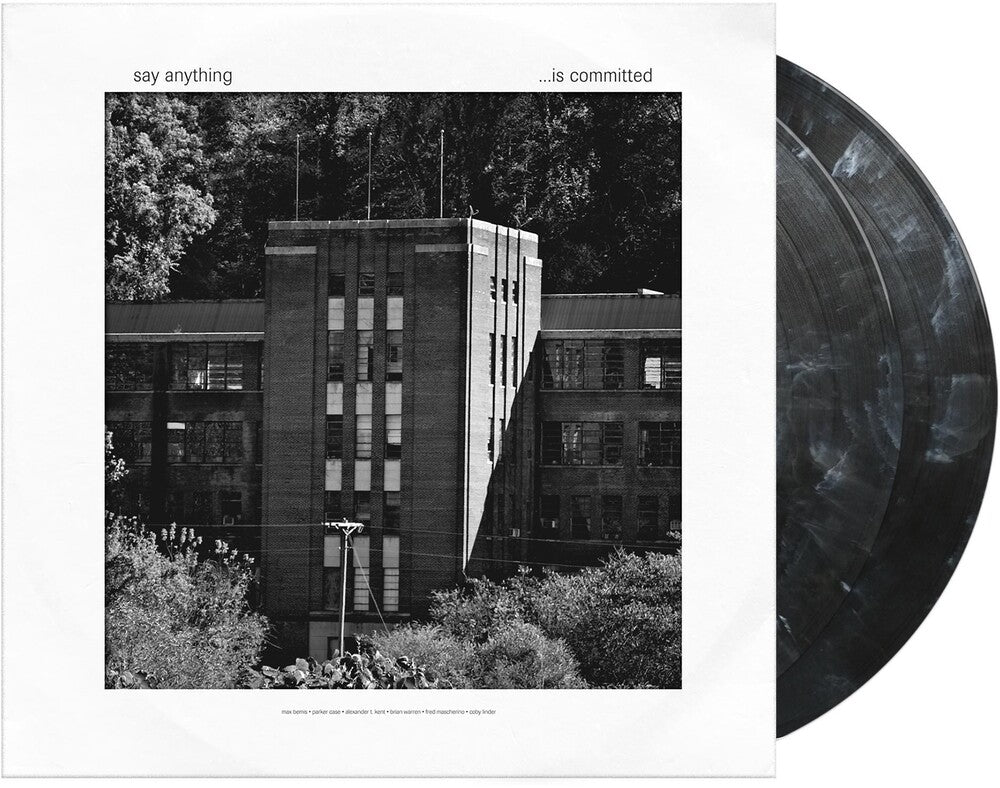 the album cover for Say Anything - …IS COMMITTED [Indie Exclusive BLACK MARBLE 2XLP]