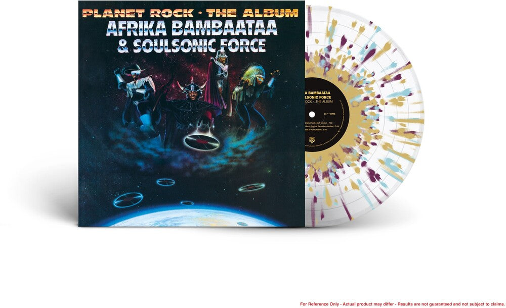 the album cover for Afrika Bambaataa / Soulsonic Force - Planet Rock - The Album [Limited Edition] [Reissue]