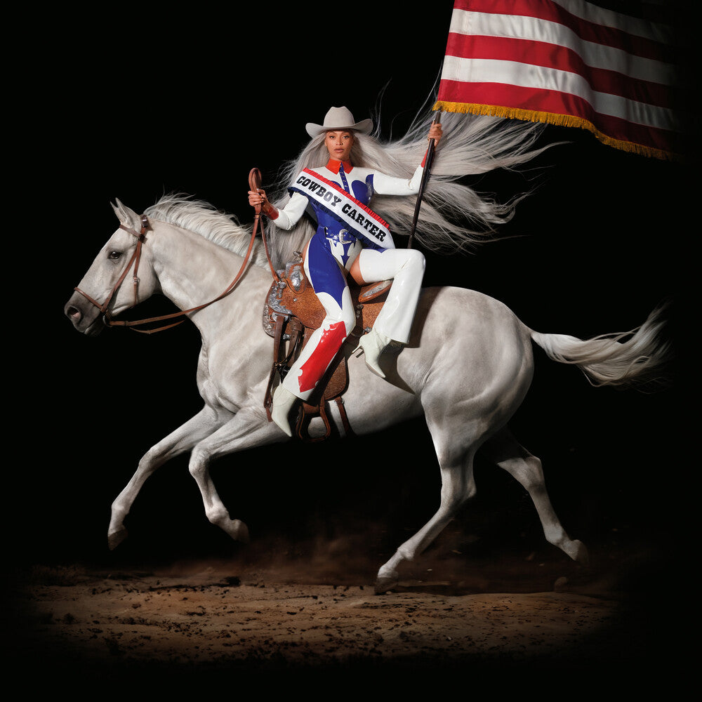 the album cover for Beyoncé - COWBOY CARTER OFFICIAL VINYL [2 LP]