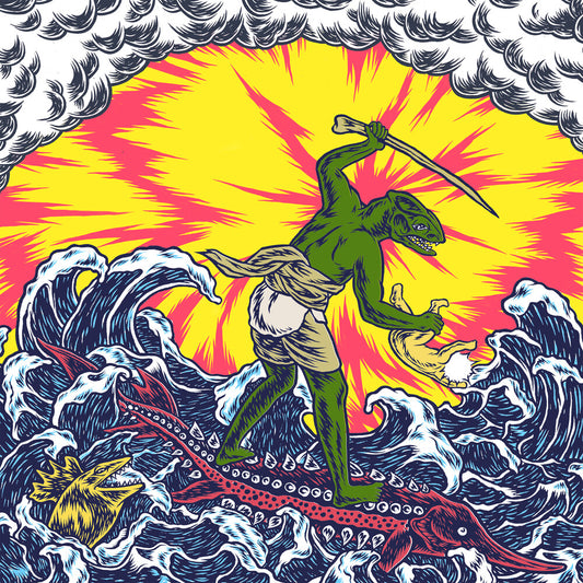 the album cover for King Gizzard & The Lizard Wizard - Teenage Gizzard