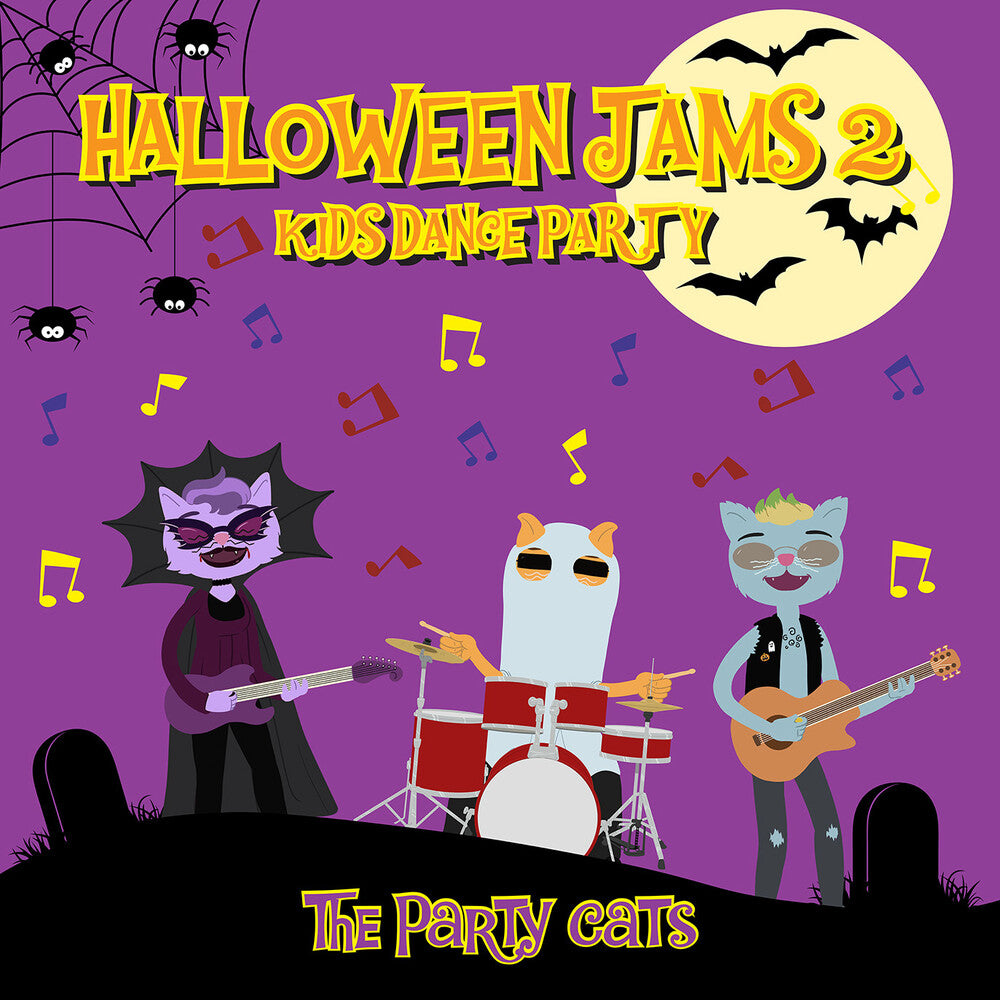 the album cover for Party Cats - Kids Dance Party: Halloween Jams 2 (Mod)