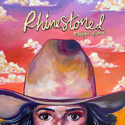 the album cover for Maggie Antone - Rhinestoned [Ultra Clear LP]