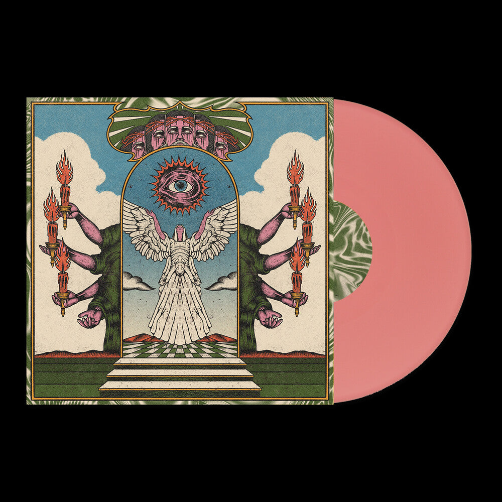 the album cover for Trash Boat - Heaven Can Wait - Pink [Colored Vinyl] (Pnk)