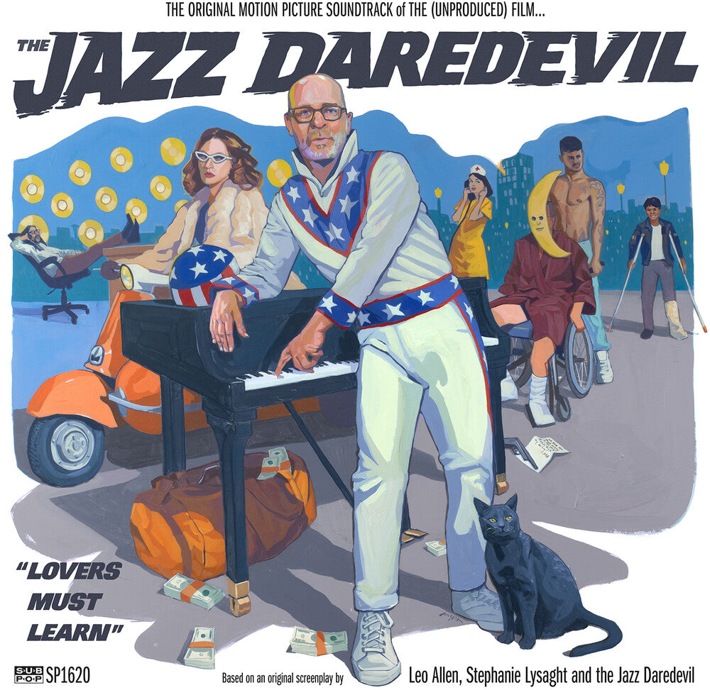 the album cover for Jon Benjamin  (Colv) (Slv) - Jazz Daredevil - O.S.T. [Colored Vinyl] (Slv)