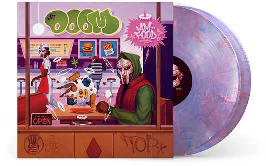 the album cover for MF DOOM - MM...FOOD (20th Anniversary) [Sweet Tart 2LP]
