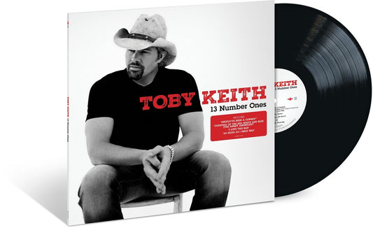 the album cover for Toby Keith - 13 Number Ones