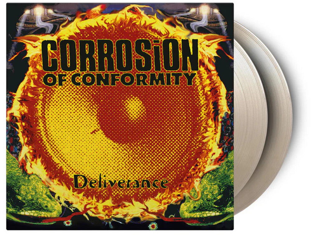 the album cover for Corrosion Of Conformity - Deliverance [Clear Vinyl] [Limited Edition] [180 Gram] (Etch) (Hol)