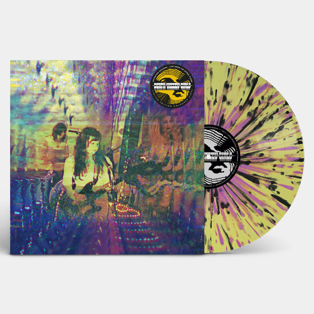 the album cover for Death Valley Girls - Levitation Sessions [Indie exclusive Electric High Heavy Splatter LP]