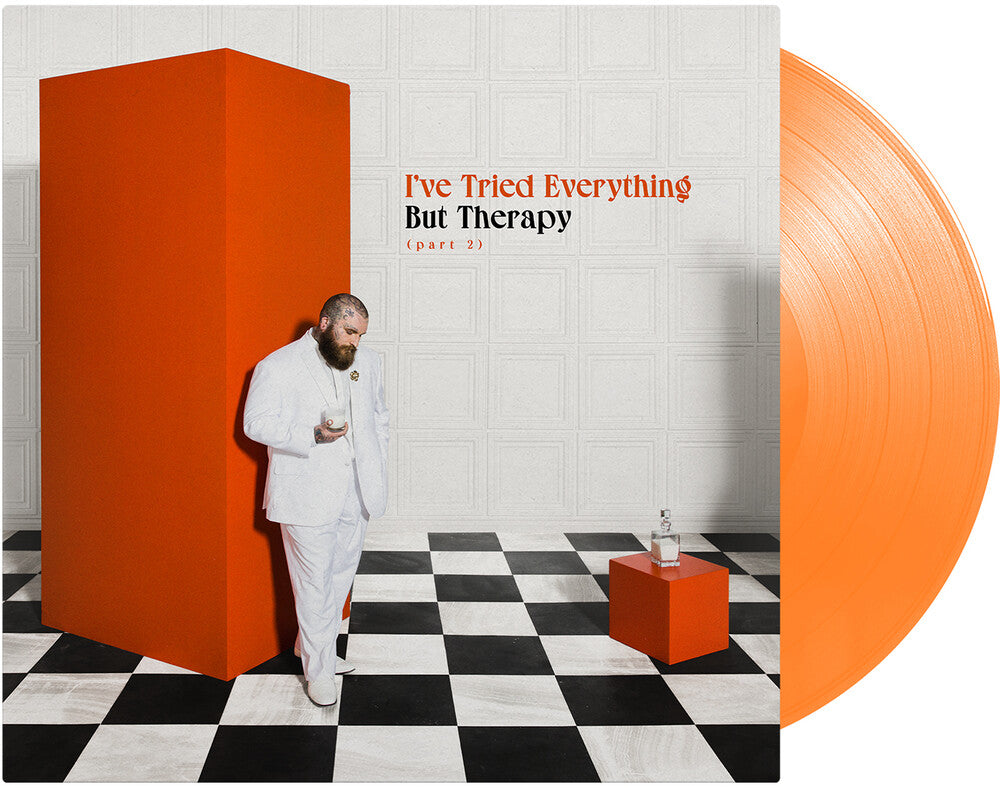 the album cover for Teddy Swims - I've Tried Everything But Therapy (Part 2) [ Indie Exclusive Translucent Orange Crush LP]