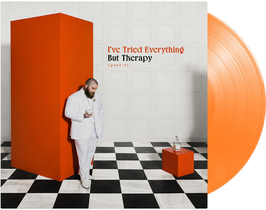 the album cover for Teddy Swims - I've Tried Everything But Therapy (Part 2) [ Indie Exclusive Translucent Orange Crush LP]