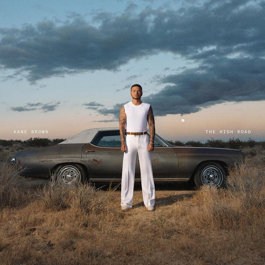 the album cover for Kane Brown - High Road