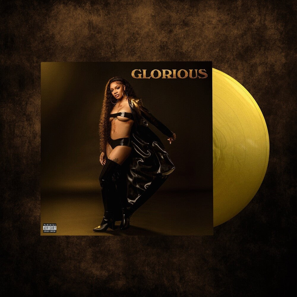 the album cover for GloRilla - GLORIOUS [Opaque Gold LP]