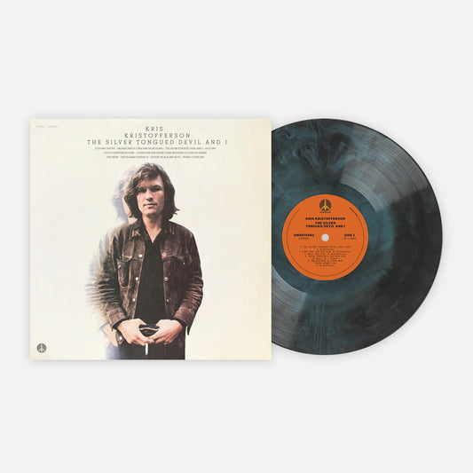 the album cover for Kris Kristofferson - Silver Tongued Devil & I [Colored Vinyl] [180 Gram] (Can)