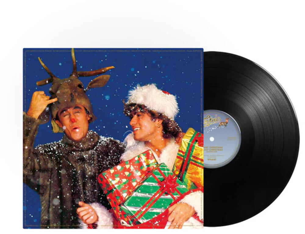 the album cover for Wham - Last Christmas: 40th Anniversary [Black]