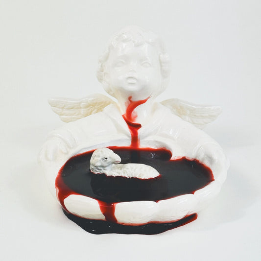 the album cover for Counterparts - Heaven Let Them Die [LP Indie exclusive Wine Wine deluxe marble]