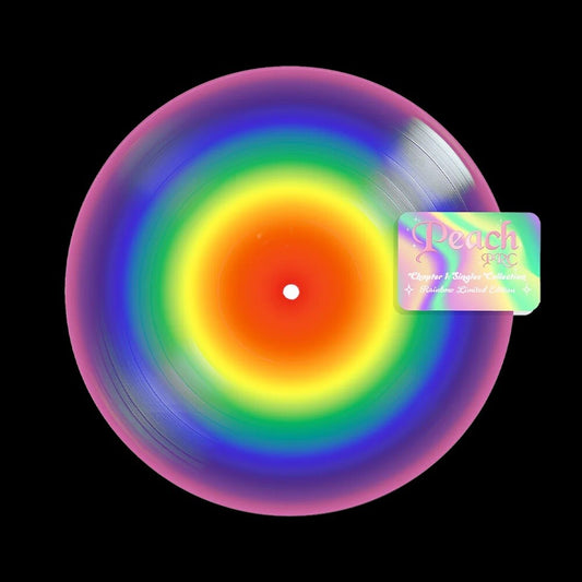 the album cover for Peach PRC - Chapter 1: Singles Collection - Rainbow Picture