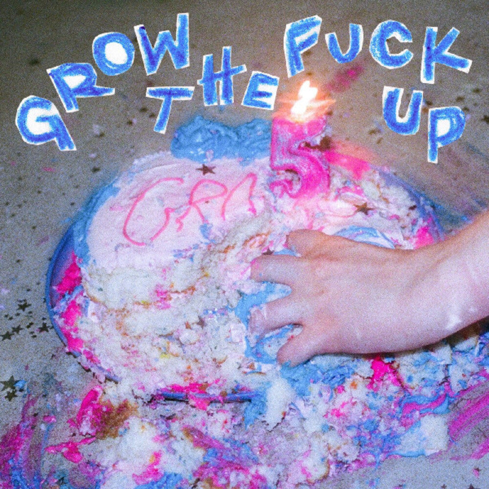 the album cover for Vial - Grow The Fuck Up (Blue) [Colored Vinyl] (Wht)